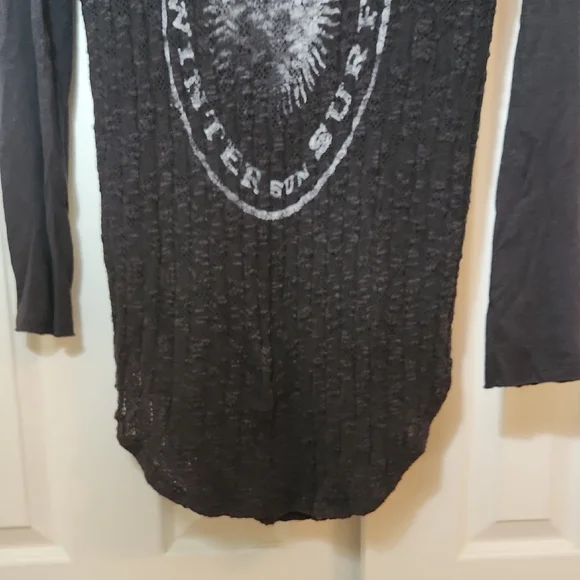 We The Free Black Graphic Knittrd Shirt - Picture 4 of 9